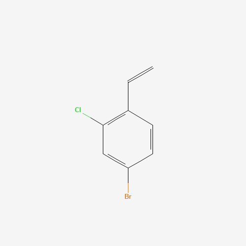 4-Bromo-2-chloro-1-ethenyl-benzene (CAS: 943742-24-3) - Related Chemical Product