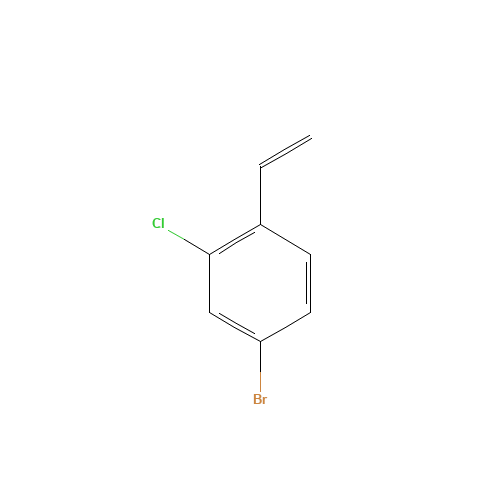 4-Bromo-2-chloro-1-ethenyl-benzene (CAS: 943742-24-3) - Related Chemical Product