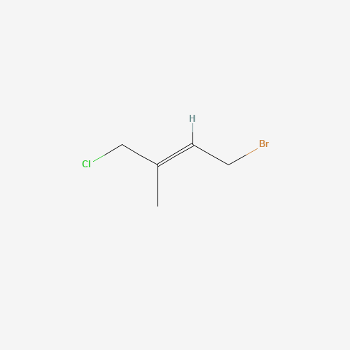 (E)-4-Bromo-1-chloro-2-methyl-2-butene (CAS: 114506-04-6) - Chemical Structure and Molecular Formula 