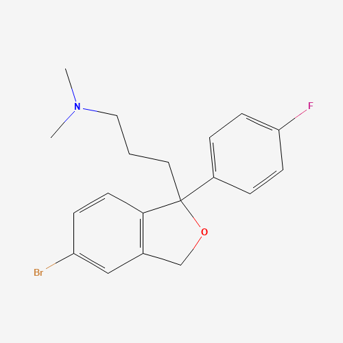 5-Bromodescyano Citalopram (CAS: 64169-39-7) - Chemical Structure and Molecular Formula 