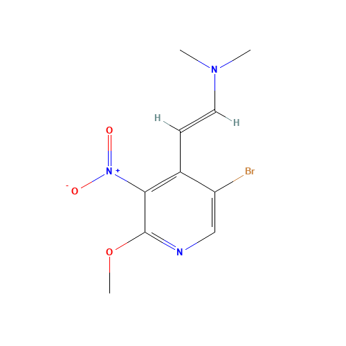 5-Bromo-4-[2-(dimethylamino)ethenyl]-2-methoxy-3-nitropyridine (CAS: 917918-81-1) - Related Chemical Product
