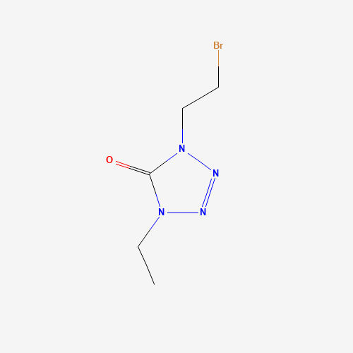 1-(2-Bromoethyl)-4-ethyl-1,4-dihydro-5H-tetrazol-5-one (CAS: 84501-67-7) - Related Chemical Product