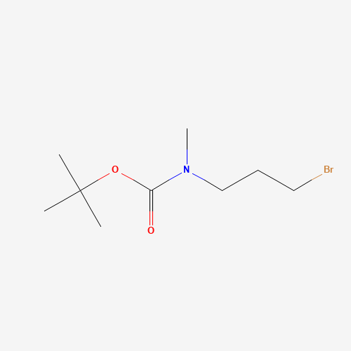 3-Bromo-N-methyl-N-boc-propylamine (CAS: 828272-19-1) - Chemical Structure and Molecular Formula 