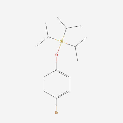 4-Bromophenoxytriisopropylsilane (CAS: 193966-77-7) - Chemical Structure and Molecular Formula 