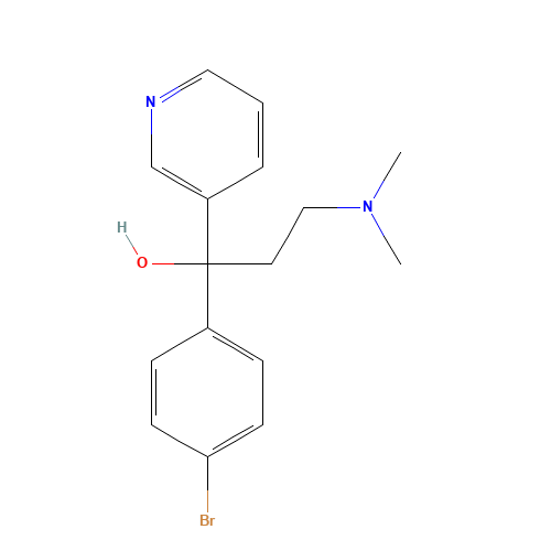 a-(4-Bromophenyl)-a-[2-(dimethylamino)ethyl]-3-pyridinemethanol (CAS: 41910-98-9) - Related Chemical Product