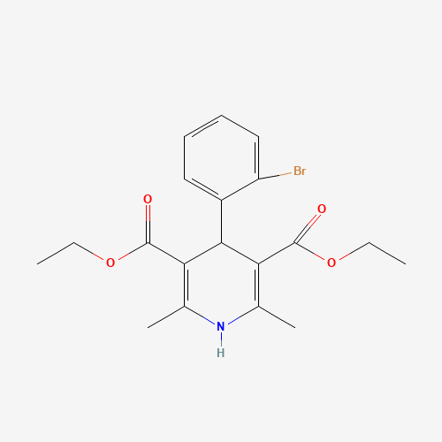4-(2-Bromophenyl)-2,6-dimethyl-3,5-pyridinedicarboxylic Acid Diethyl Ester (CAS: 861927-02-8) - Related Chemical Product
