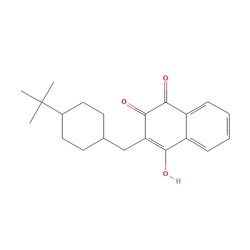 Buparvaquone (CAS: 88426-33-9) - Chemical Structure and Molecular Formula 