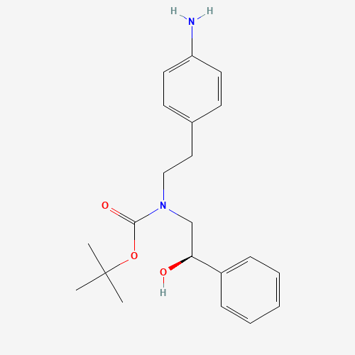 (N-tert-Butoxycarbonyl-N-[(1'R)-hydroxy-1-phenyl)ethyl])-4-aminophenylethylamine (CAS: 223673-36-7) - Related Chemical Product