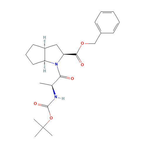 1-(2-tert-Butoxycarbonylamino-1-oxopropyl)octahydrocyclopenta[b]pyrrole-2-caroxylic Acid,Benzyl Ester (CAS: 129048-22-2) - Related Chemical Product