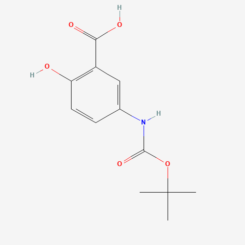 5-(N-tert-Butoxycarbonylamino)salicylic Acid (CAS: 135321-95-8) - Related Chemical Product
