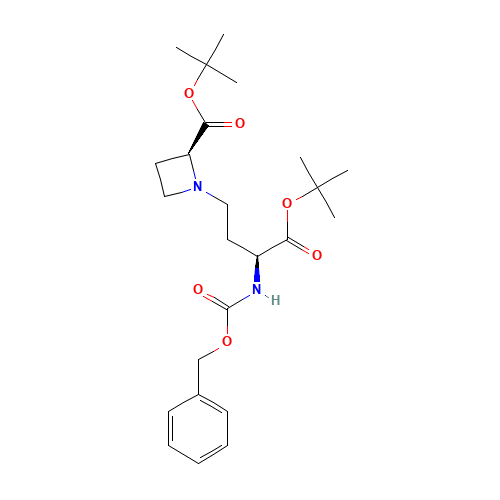(2S,3'S)-N-[3-t-Butoxycarbonyl-3-benzyloxycarbonylamino-propyl]]azetidine-2-carboxylic Acid,t-Butyl Ester (CAS: 1235453-07-2) - Related Chemical Product