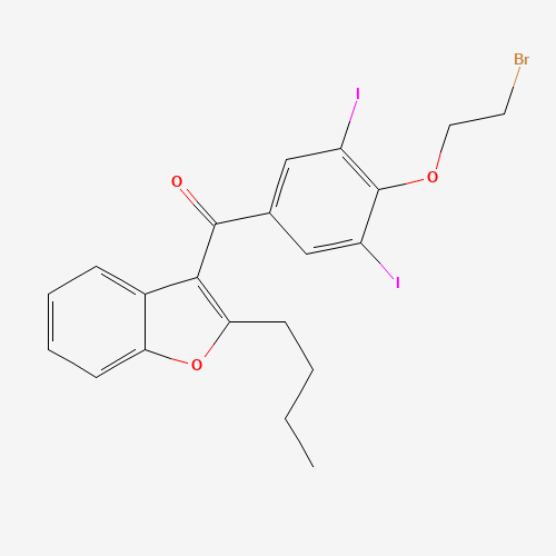 2-n-Butyl-4-[(2-bromoethoxy)-3,5-diiodobenzoyl]benzofuran (CAS: 96027-84-8) - Related Chemical Product