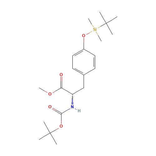 O-tert-Butyldimethylsilyl-N-t-butoxycarbonyl-L-tyrosine,Methyl Ester (CAS: 112196-57-3) - Related Chemical Product