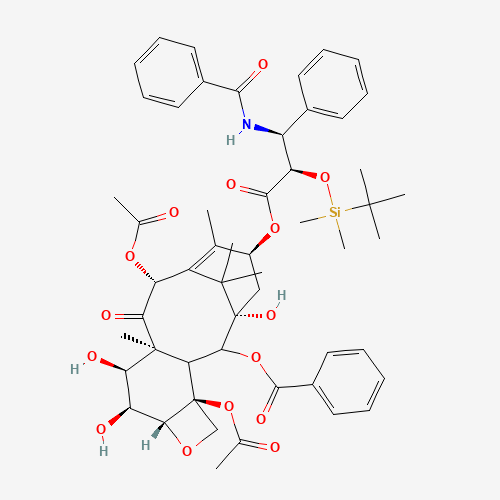 2'-O-(tert-Butyldimethylsilyl)-6a-hydroxy 7-epi-Paclitaxel (CAS: 165065-08-7) - Chemical Structure and Molecular Formula 