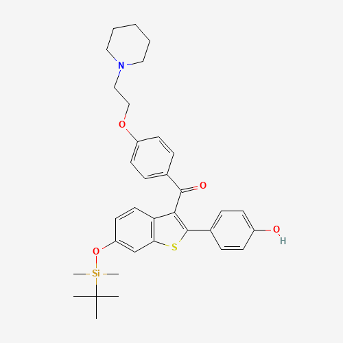 6-tert-Butyldimethylsilyl-4'-hydroxy Raloxifene (CAS: 174264-47-2) - Related Chemical Product
