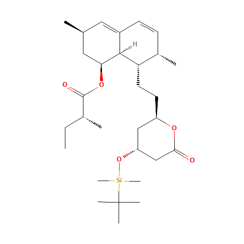 4-O-tert-Butyldimethylsilyl Epi Lovastatin (CAS: 82978-03-8) - Related Chemical Product