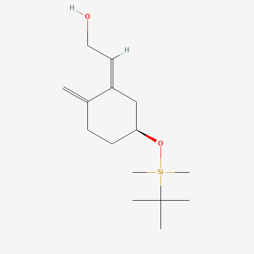 (2Z)-2-[(5S)-O-tert-Butyldimethylsilyl-2-methylenecyclohexylidene]ethanol (CAS: 96685-53-9) - Related Chemical Product