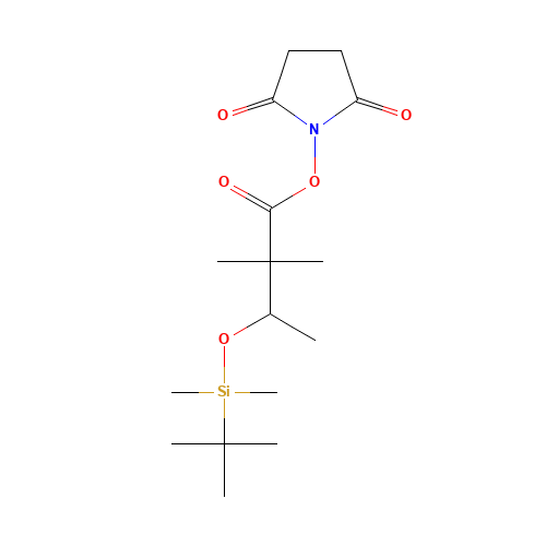 N-(3-tert-Butyldimethylsilyloxy-2,2-dimethylbutyryloxy)succinimide (CAS: 1076199-64-8) - Related Chemical Product