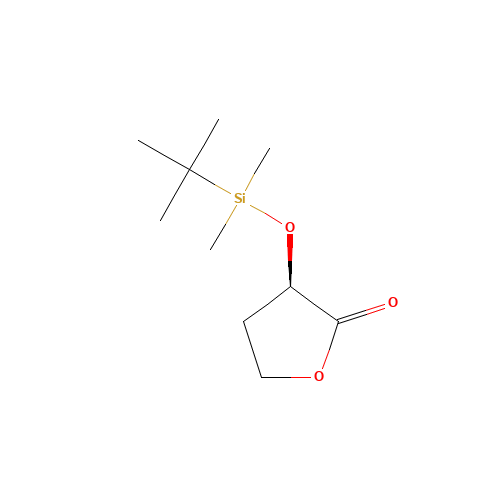 (+)-(3R)-3-{[tert-Butyl(dimethyl)silyl]oxy}dihydrofuran-2(3H)-one (CAS: 669000-31-1) - Related Chemical Product