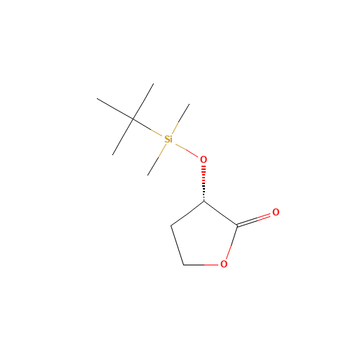 (-)-(3S)-3-{[tert-Butyl(dimethyl)silyl]oxy}dihydrofuran-2(3H)-one (CAS: 164264-14-6) - Related Chemical Product