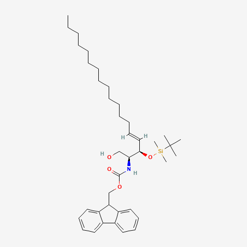 3-O-(tert-Butyldimethylsilyloxy)-2-Fmoc-erythro-sphingosine (CAS: 149035-77-8) - Related Chemical Product