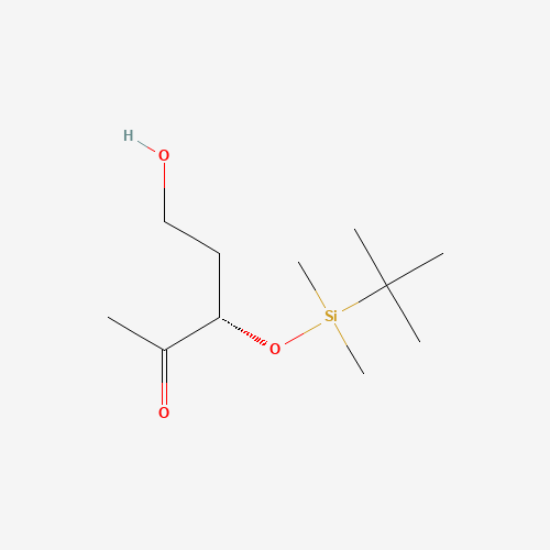 (-)-(3S)-3-{[tert-Butyl(dimethyl)silyl]oxy}-5-hydroxypentan-2-one (CAS: 218615-21-5) - Related Chemical Product
