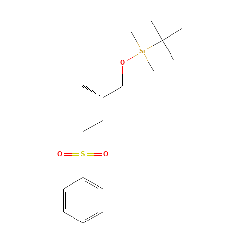 (3S)-4-{[tert-Butyl(dimethyl)silyl]oxy}-3-methylbutyl Phenyl Sulfone (CAS: 218613-98-0) - Related Chemical Product
