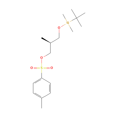 (2S)-3-{[tert-Butyl(dimethyl)silyl]oxy}-2-methylpropan-1-yl Tosylate (CAS: 222539-29-9) - Related Chemical Product