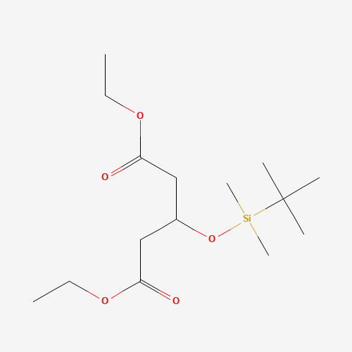 3-[(tert-Butyldimethylsilyl)oxy]pentanedioic Acid Diethyl Ester (CAS: 91424-39-4) - Related Chemical Product