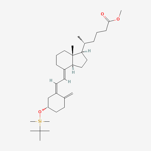 (3b,5Z,7E)-3-(tert-Butyldimethylsilyloxy)-9,10-secocholestra-5,7,10(19)-triene-24-carboxylic Acid Methyl Ester (CAS: 135359-42-1) - Related Chemical Product
