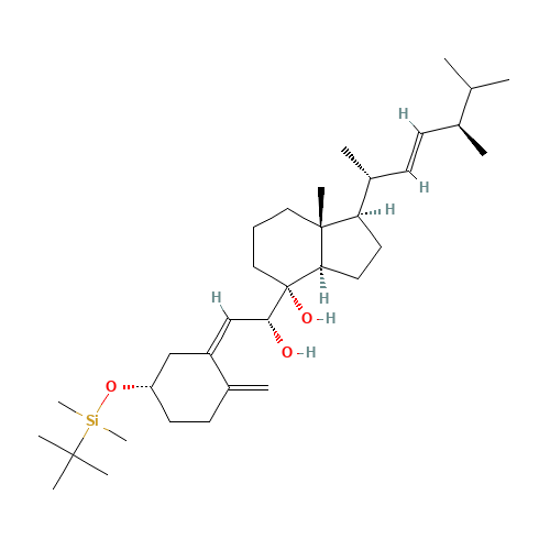 (3b,5Z,7R,8a,22E)-3S-tert-Butyldimethylsilyl-9,10-secoergosta-5,10(19),22-triene-7,8-diol (CAS: 131852-63-6) - Related Chemical Product