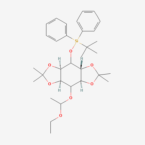 3-O-[(tert-Butyldiphenylsilyl]-6-O-(D,L-1-Ethoxyethyl)-1,2:4,5-bis-O-(1-methylethylidene)-D,L-myo-inositol (CAS: 197848-72-9) - Related Chemical Product