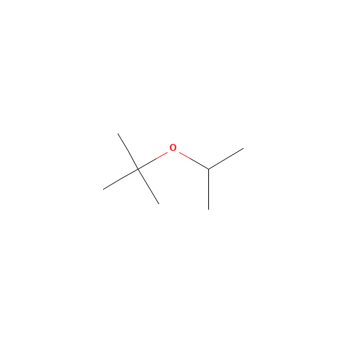 tert-Butyl Isopropyl Ether (CAS: 17348-59-3) - Chemical Structure and Molecular Formula 