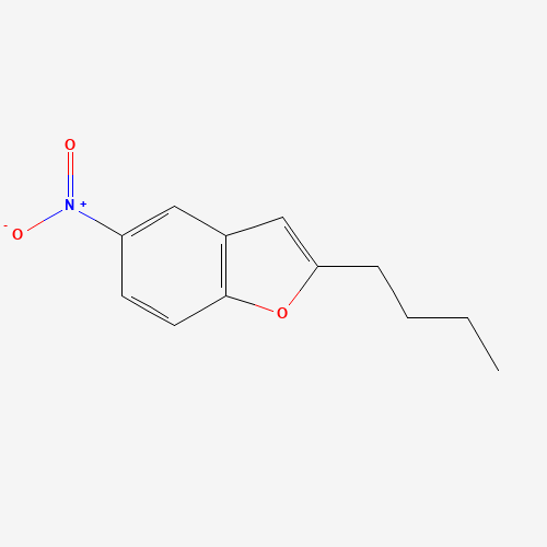 2-Butyl-5-nitrobenzofuran (CAS: 133238-87-6) - Chemical Structure and Molecular Formula 