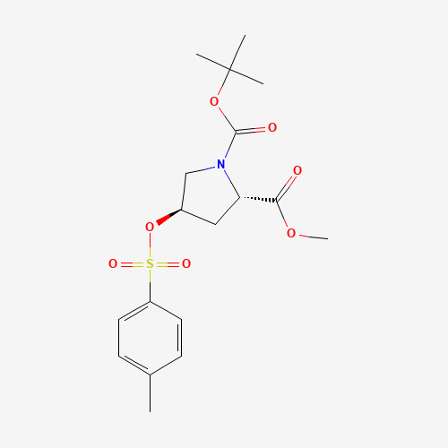 trans-N-tert-Butyloxycarbonyl-4-tosyloxy-L-proline Methyl Ester (CAS: 88043-21-4) - Related Chemical Product