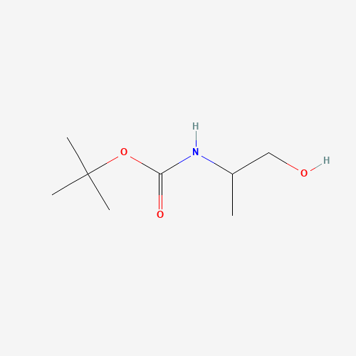 N-tert-Butyloxycarbonyl DL-Alaninol (CAS: 147252-84-4) - Chemical Structure and Molecular Formula 