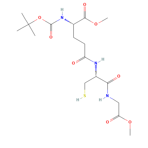 N-tert-Butyloxycarbonyl Glutathione Dimethyl Diester (CAS: 120033-58-1) - Related Chemical Product
