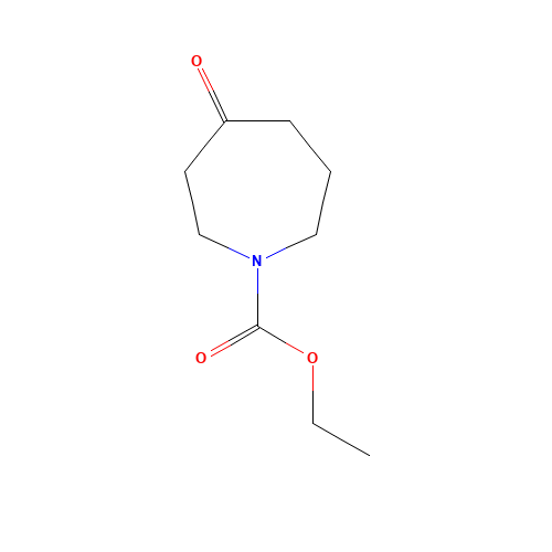 1-Carbethoxyazepan-4-one (CAS: 56515-89-0) - Chemical Structure and Molecular Formula 