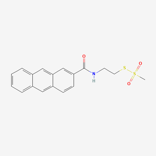 2-Carboxyanthracene MTSEA Amide (CAS: 1159977-18-0) - Chemical Structure and Molecular Formula 