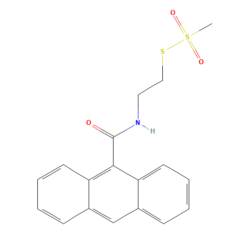 9-Carboxyanthracene MTSEA Amide (CAS: 1159977-19-1) - Chemical Structure and Molecular Formula 