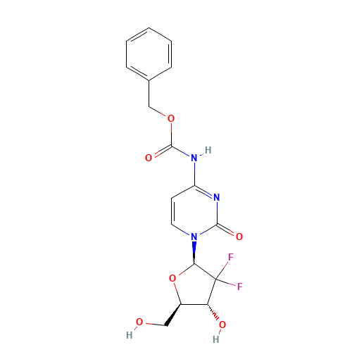 N-Carboxybenzyl Gemcitabine (CAS: 138685-83-3) - Chemical Structure and Molecular Formula 
