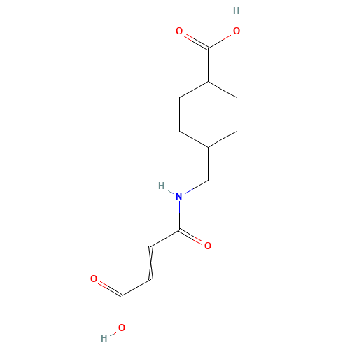 N-[4-(-Carboxycyclohexylmethyl)]maleamidic Acid (CAS: 72748-87-9) - Chemical Structure and Molecular Formula 