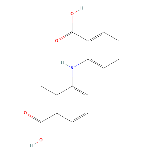 3-Carboxy Mefenamic Acid (CAS: 190379-82-9) - Chemical Structure and Molecular Formula 