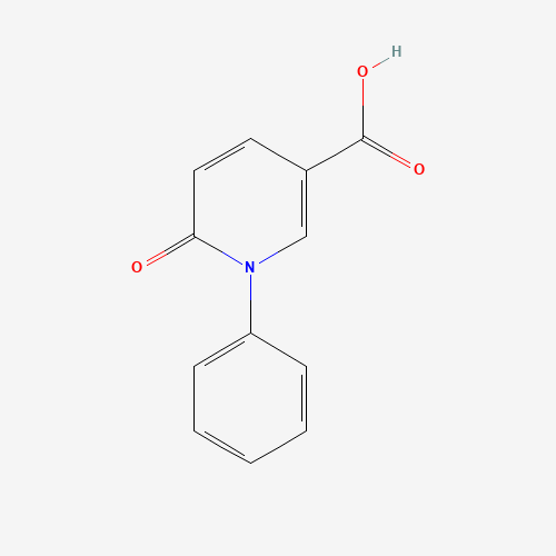 5-Carboxy-N-phenyl-2-1H-pyridone (CAS: 77837-08-2) - Chemical Structure and Molecular Formula 