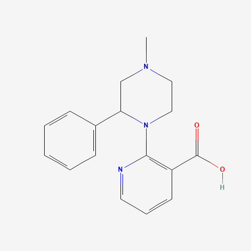 1-(3-Carboxy-2-pyridyl)-4-methyl-2-phenylpiperazine (CAS: 61338-13-4) - Related Chemical Product