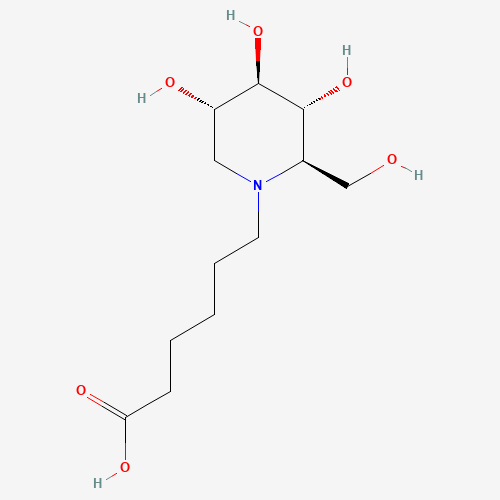 N-5-Carboxypentyl-1-deoxynojirimycin (CAS: 79206-51-2) - Related Chemical Product