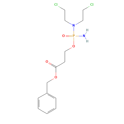 Carboxyphosphamide Benzyl Ester (CAS: 37979-67-2) - Chemical Structure and Molecular Formula 