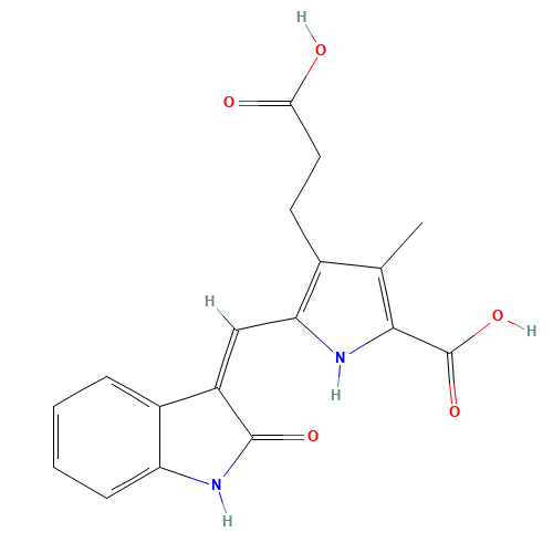 5-Carboxy SU 5402 (CAS: 258831-77-5) - Chemical Structure and Molecular Formula 
