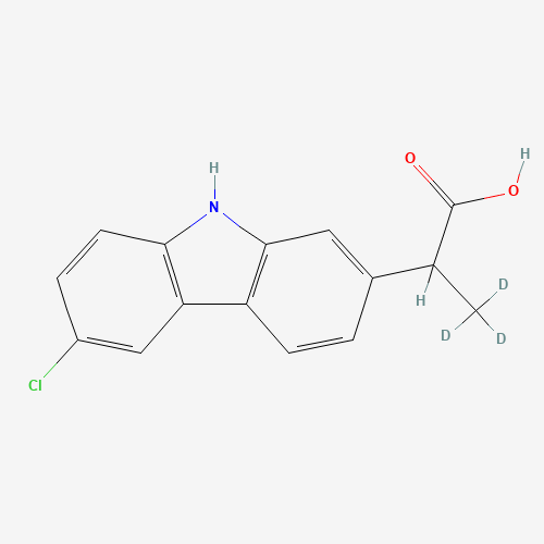 rac Carprofen-d3 (CAS: 1173019-42-5) - Chemical Structure and Molecular Formula 