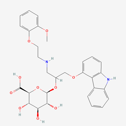 Carvedilol b-D-Glucuronide (mixture of diasteromers) (CAS: 114869-83-9) - Related Chemical Product